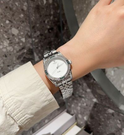 Rolex Geneve Cellini 316L Steel 31mm Imported Movement Women Watch
